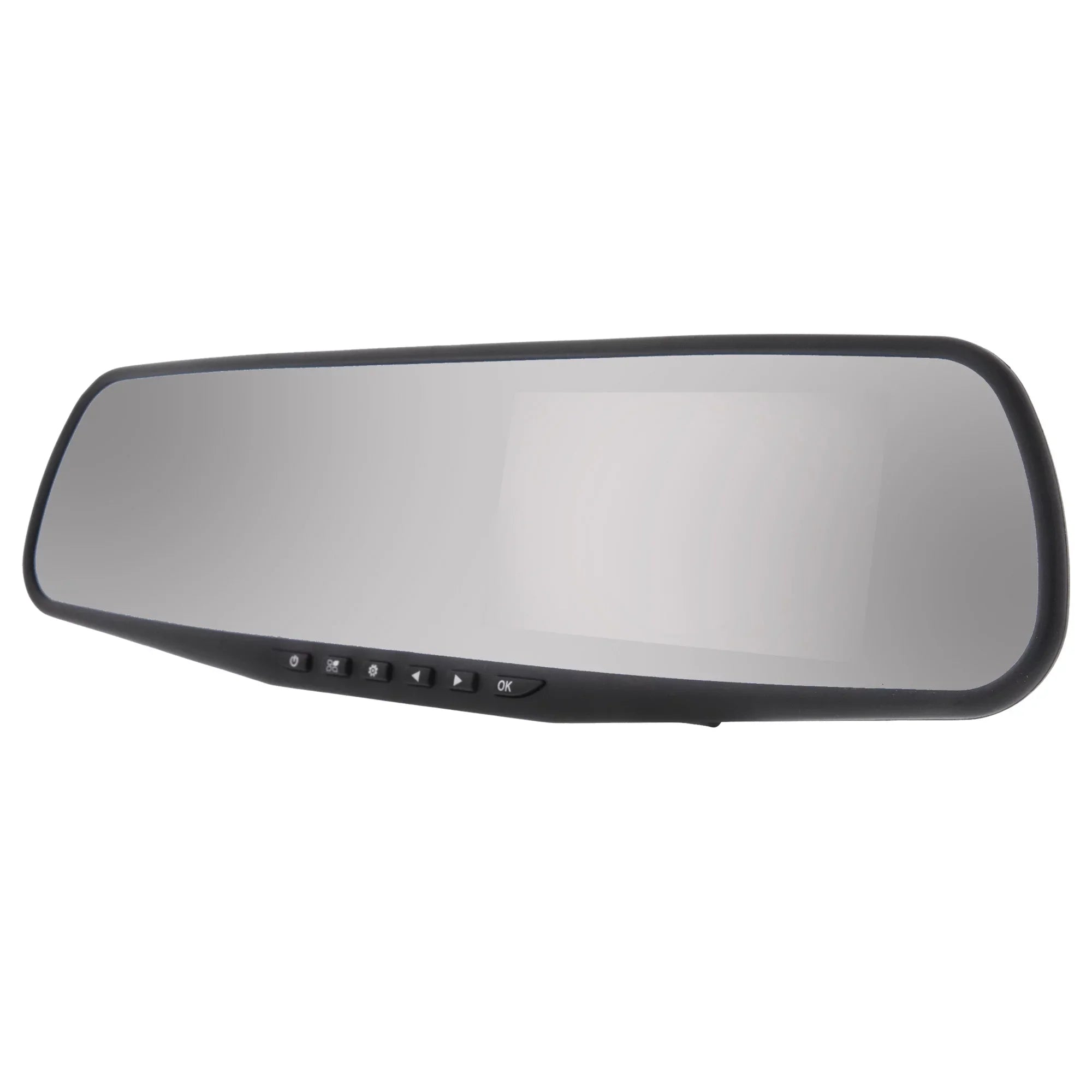 Armor All 720P HD Rearview Mirror Dash and Backup Camera, 4.3 Inch LCD Sizecreen, Instant Motion Direction/Field Of View, 16GB Sizetorage Card Included