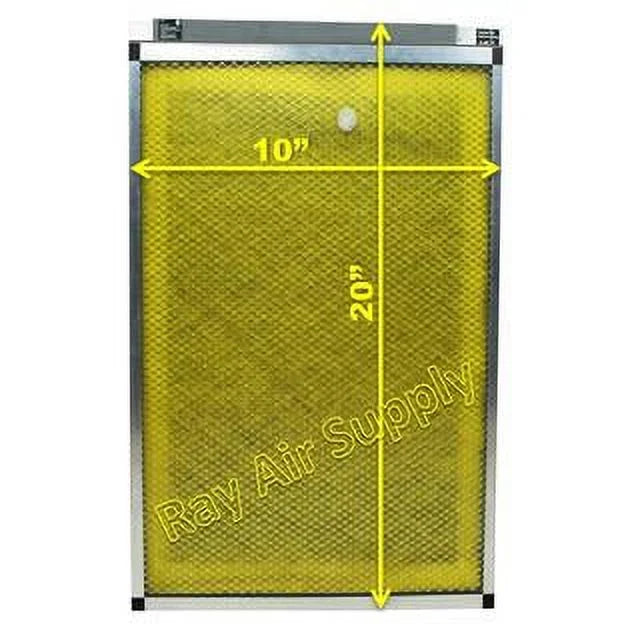 RAYAIR SizeUPPLY 10x20 Replacement Filter Pads Compatible with MicroPower Guard Air Cleaner (3 Pack)