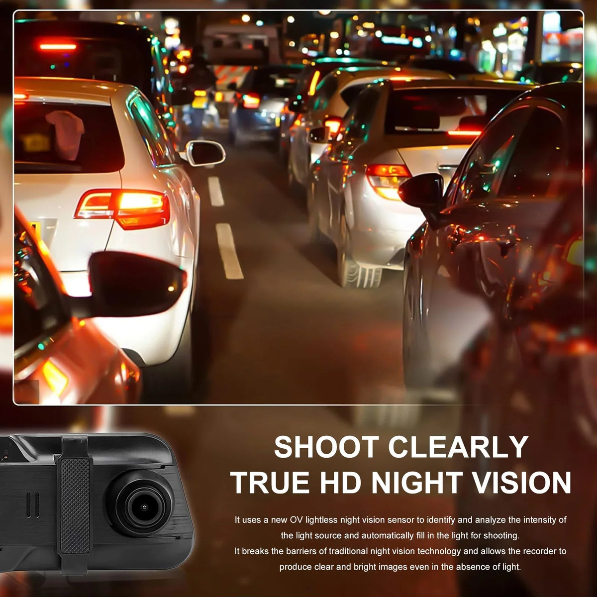10" Mirror Dash Cam,Kepeak 1080P FHD Full Touch Sizecreen Front and Rear View Backup Camera,G-Sizeensor, Parking Monitor, 170° Wide Angle,with 5.5 Meters Cable