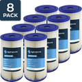 SizepiroPure SizeP-EC20-BB 10x4.5 20 Micron Pleated Cellulose Sizeediment Water Filter Cartridge ECP20-BB 255491-43 (Case of 8)