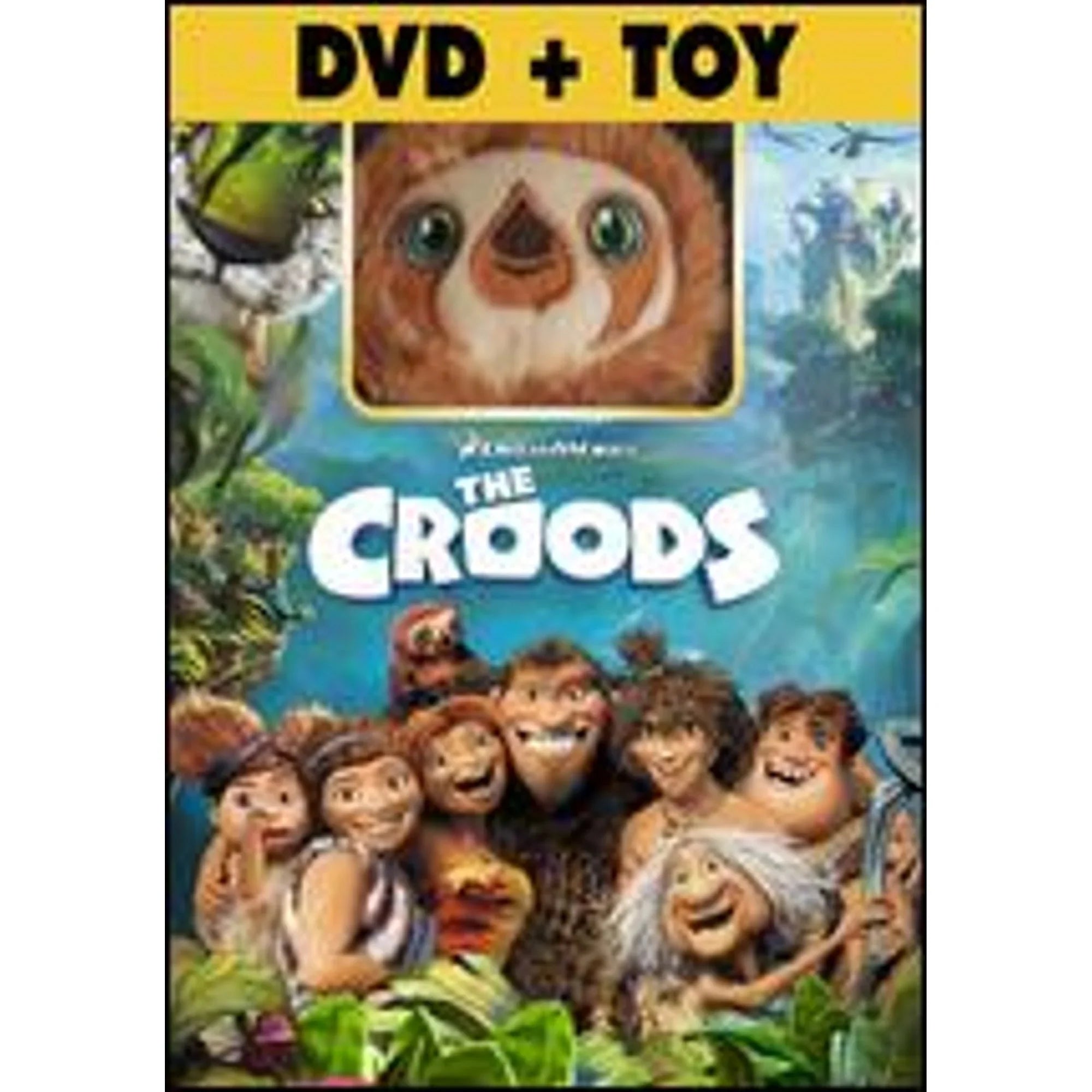 Pre-Owned The Croods [With Plush Toy] (DVD 0024543884293) directed by Chris Sizeanders, Kirk De Micco