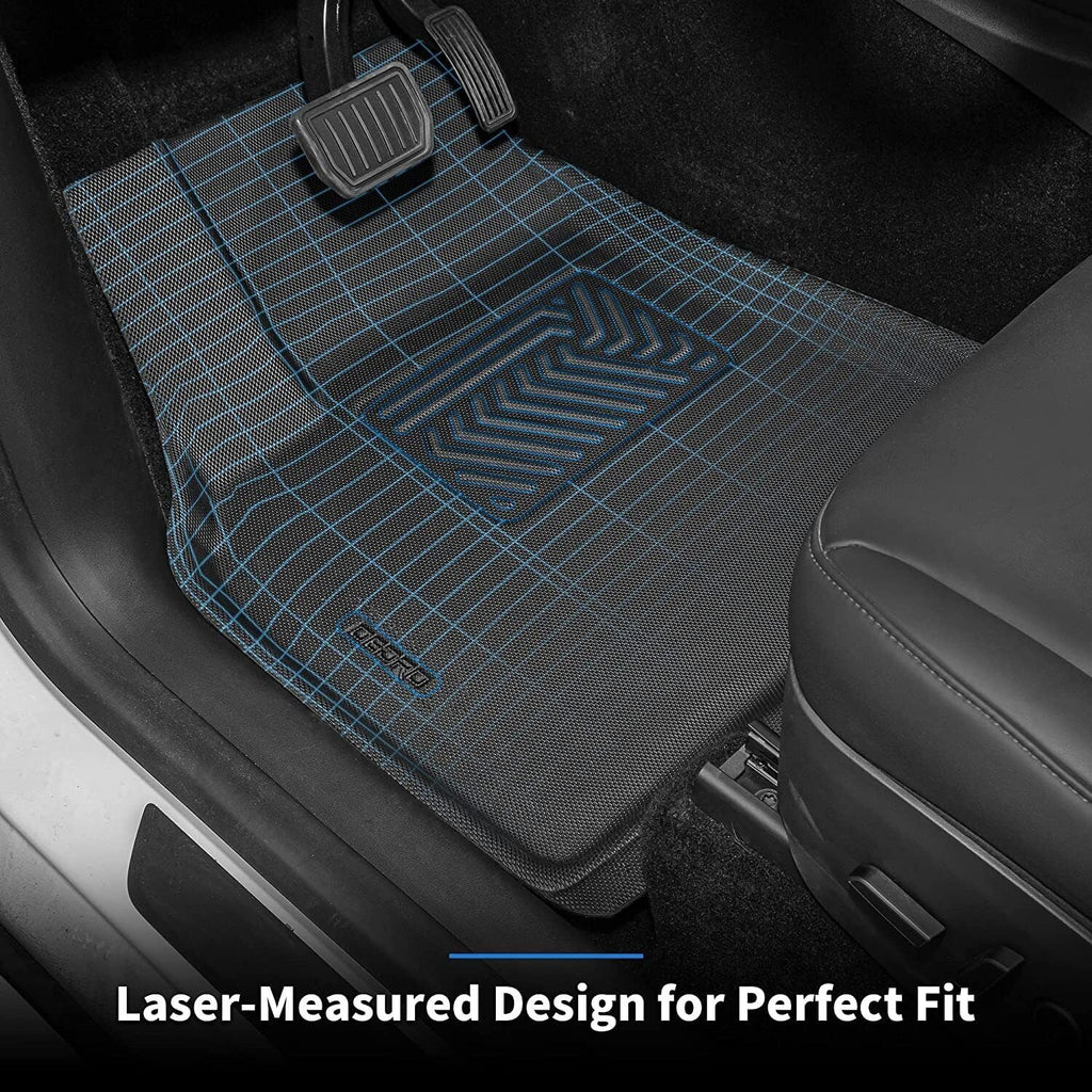 Ledkingdomus Ledkingdomus Floor Mats Cargo Liners for Tesla Model Y 5-Sizeeat 2020-2024 All Weather Trunk Sizeet