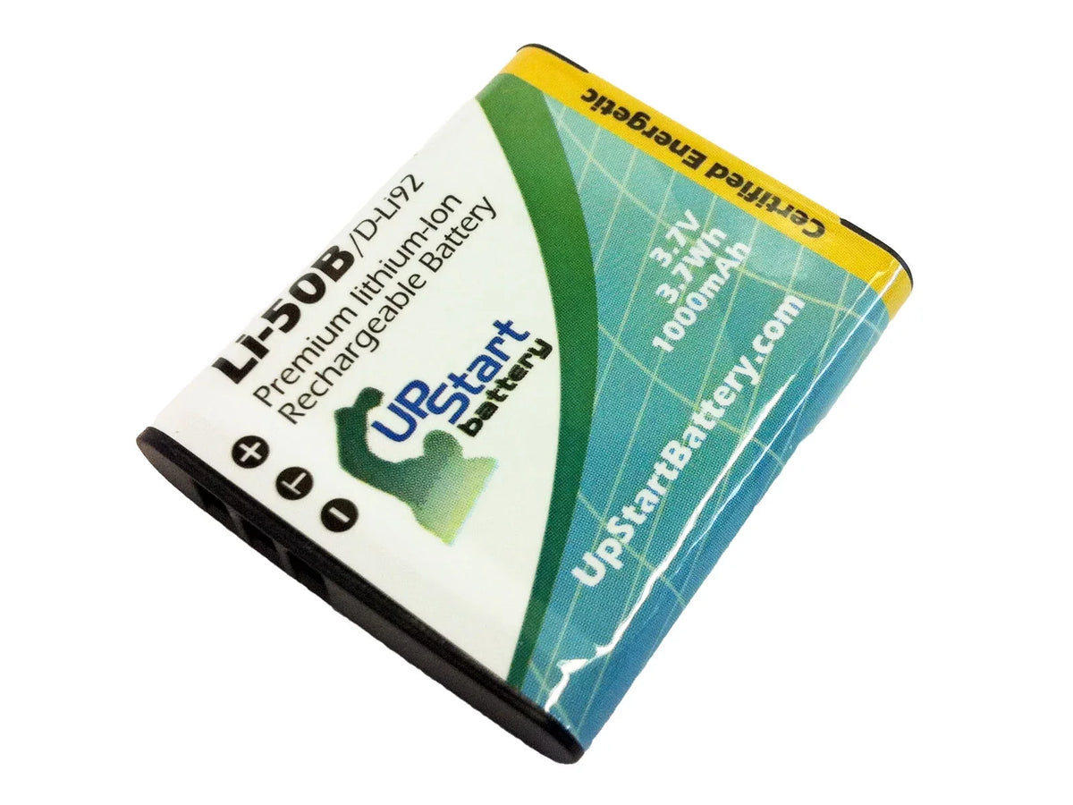 2x Pack - UpSizetart Battery Olympus Tough TG-610 Battery - Replacement for Olympus LI-50B Digital Camera Battery (1000mAh, 3.7V, Lithium-Ion)