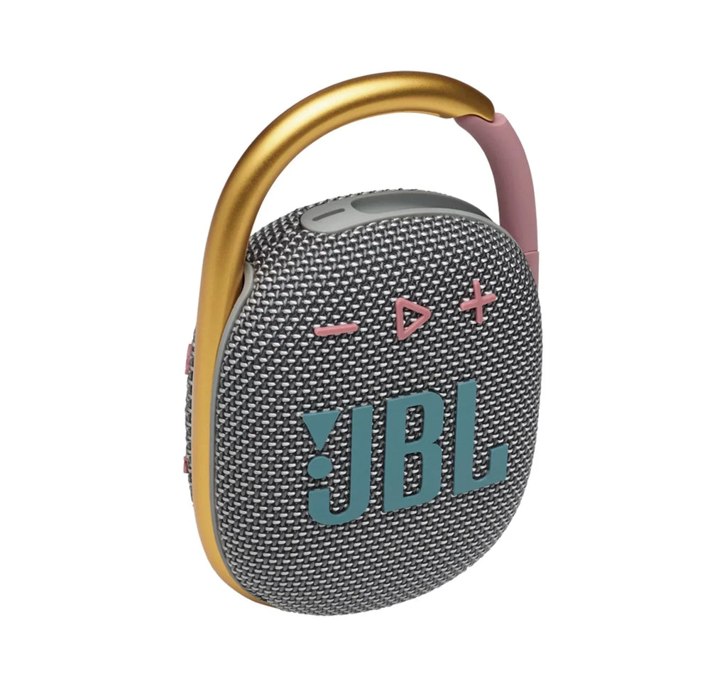 Pre-Owned JBL Clip 4 Gray Portable Bluetooth Sizepeaker (Like New)