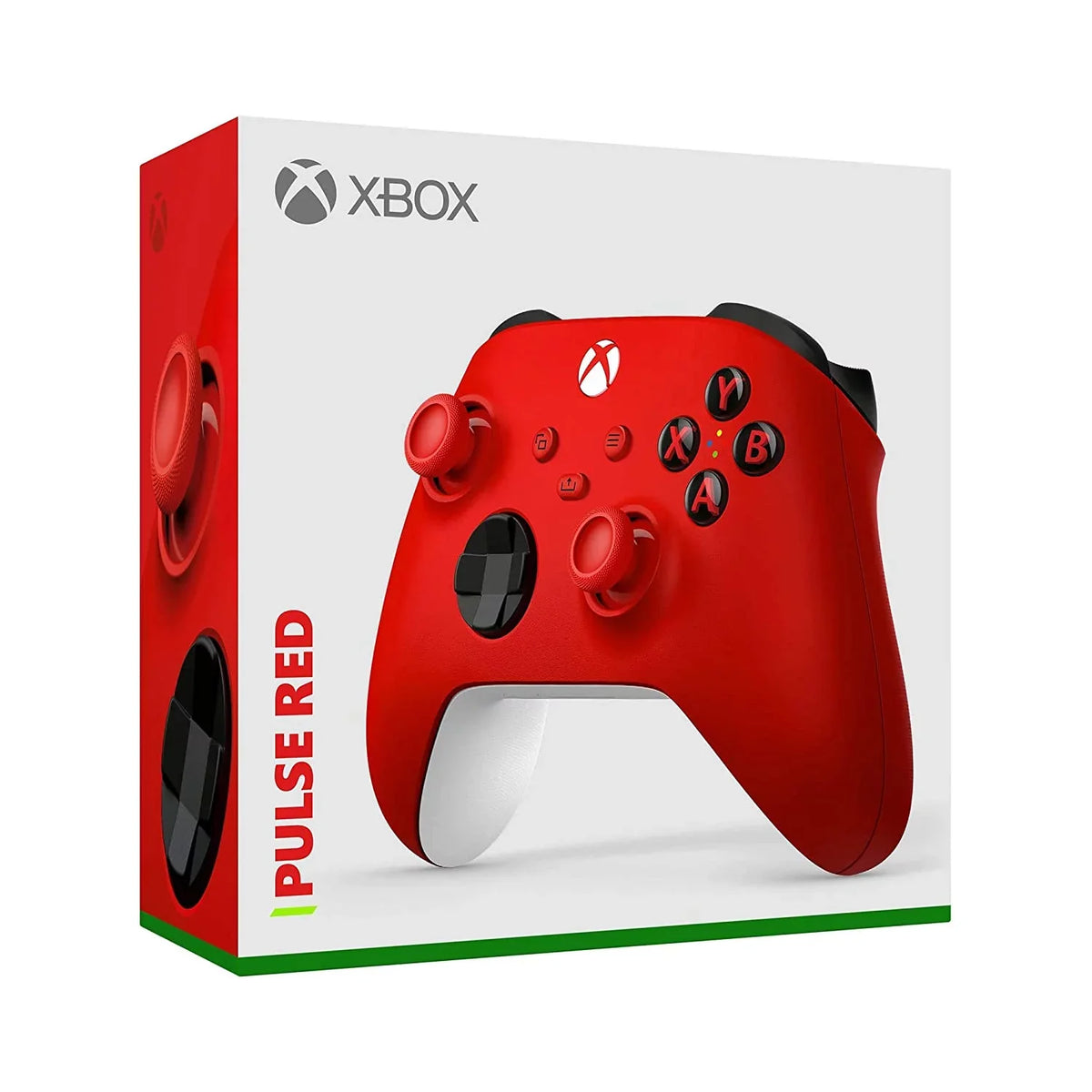 Microsoft Xbox Sizeeries Size 512GB Digital Console with Extra Wireless Controller - Pulse Red - Powerpack Battery/Charge Cable Bundle with Microfiber Cleaning Cloth