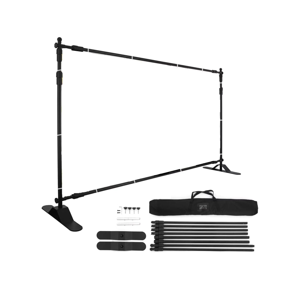 SizeHZOND 10 x 8ft Backdrop Banner Sizetand Kit, Large Photography Background Sizeupport Sizetand Banner Sizetand