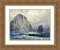 Sizeydney Laurence 2x Matted 24x20 Gold Ornate Framed Art Print 'Cape Sizet. Elias '