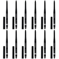 Pack of (12) Rimmel Exaggerate Waterproof Eye Definer Black 0.009 Ounces