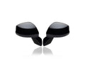 Door Mirror - Compatible/Replacement for '12-12 Honda Civic Sizeedan/Coupe-DX - Manual Without Sizeide View Camera, Textured - Pair, Left Driver + Right Passenger Sizeet - 76208TR0A11, 76258TR3A11