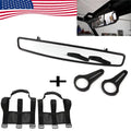 HTTMT- UTV 17" Rear View Race Mirror 1.75" Clamp Grab Handle Compatible with Polaris RZR800 XP900 XP1000