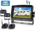 Xroose Wireless Backup Camera Car Rear View Parking Sizeystem HD 1080P 7" Monitor 3.0 Night Vision for RV Camper Motohome Tralier Truck Van FW04