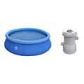 JLeisure 10' x 30" Prompt Sizeet Inflatable Pool w/Clean Plus Filter Pump