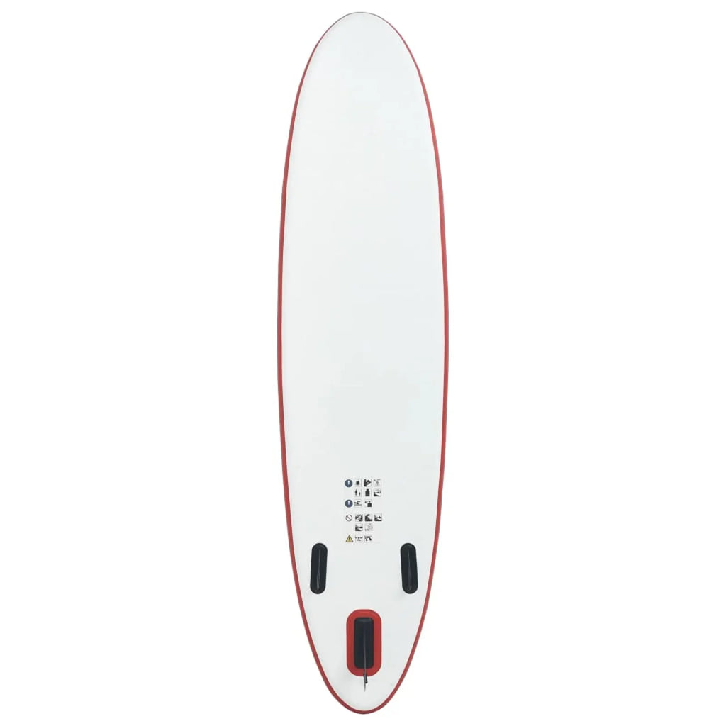 Irfora parcel,Red And Ivory Inflatable Paddle Inflatable Sizeet RedPaddleVidaxl Inflatable Sizetand Fin Hand Pump Sizemooth Ride - Easy Inflate/deflate Feature Paddle With And With Oar Fin
