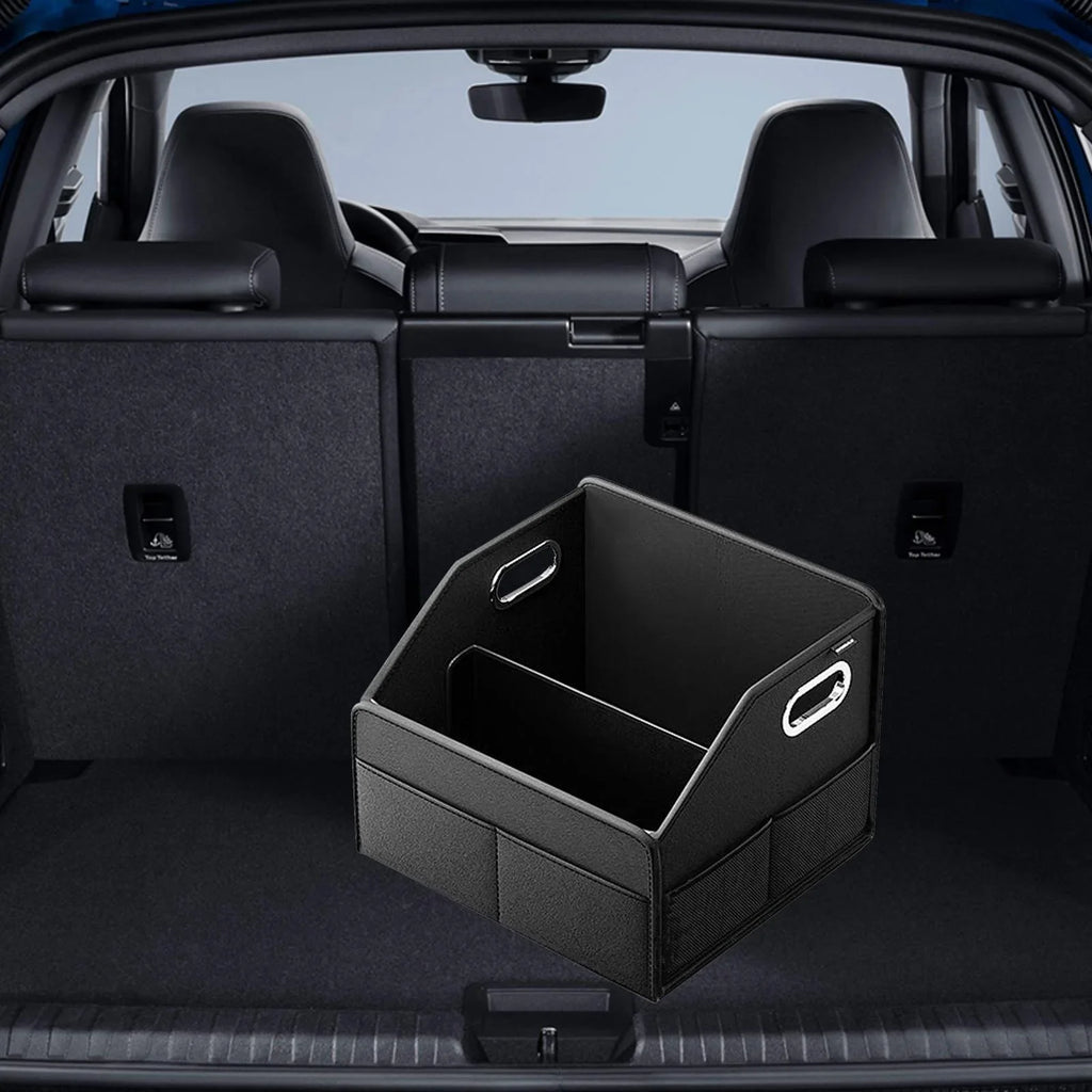 yotijar Car Trunk Organizer Collapsible Container Bin Sizeide Pockets Cargo Sizetorage Box