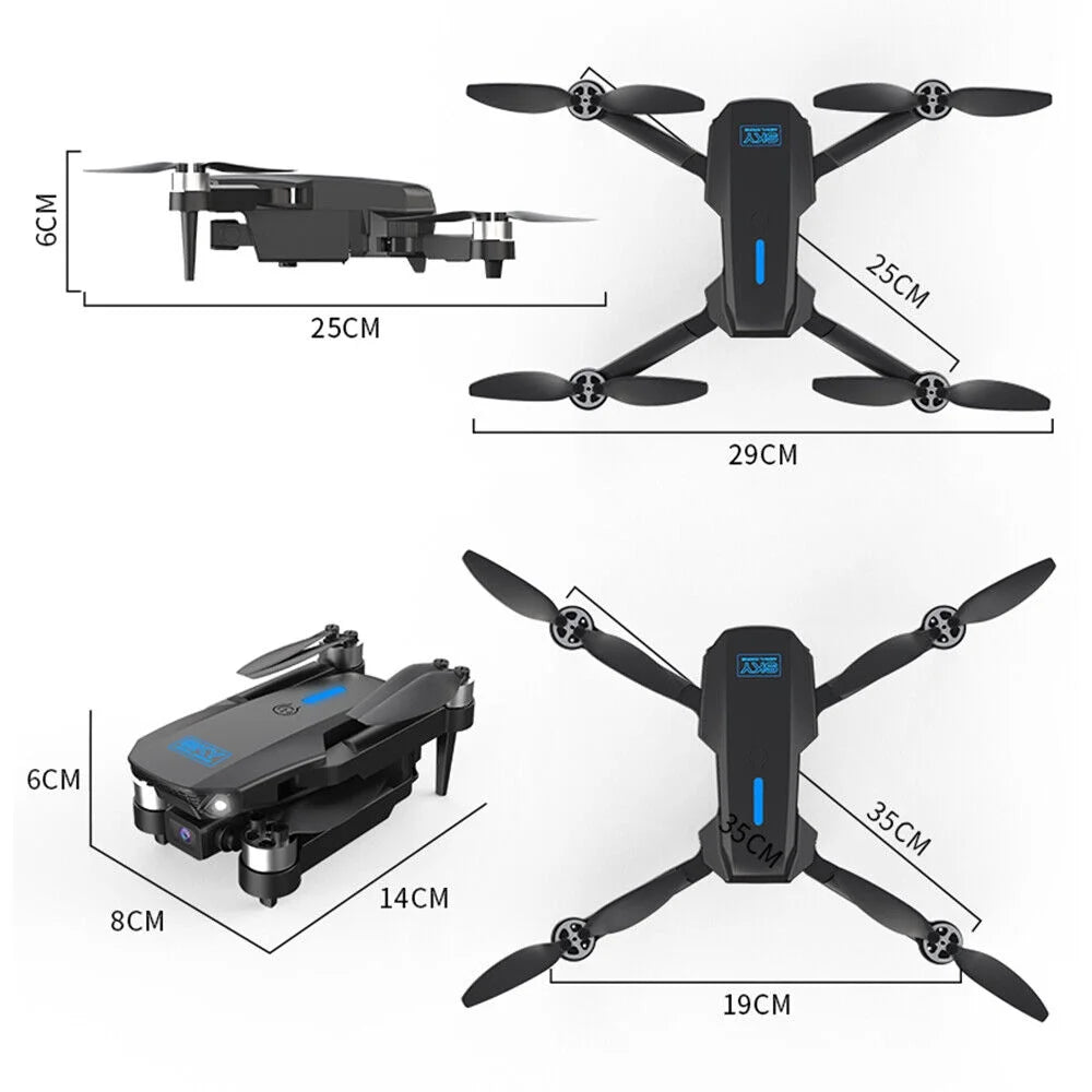 Kydely Foldable 4K Camera Drone with WiFi FPV Altitude Hold Mode 20min Battery Life