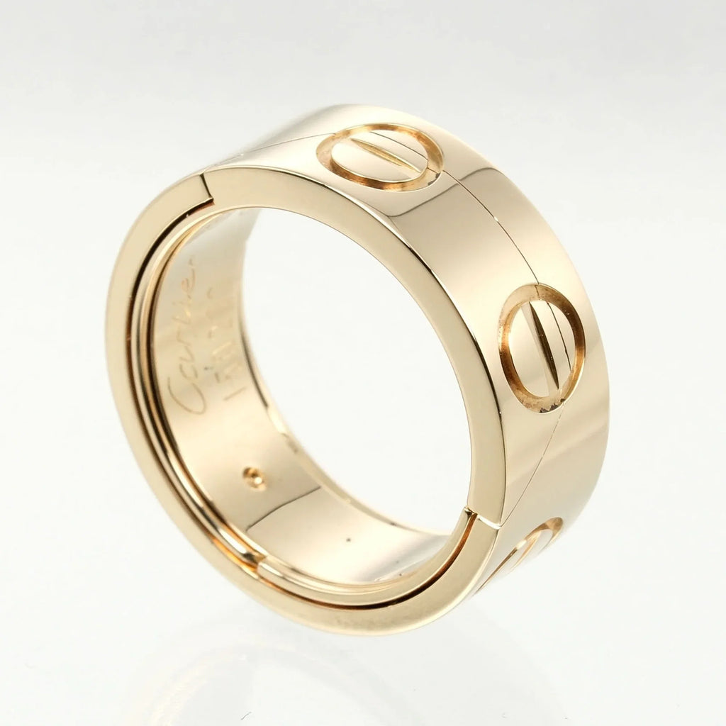 Pre-Owned Cartier Astro Love size 9 ring, K18 YG yellow gold, approx. 11.68g I132124018 (Good)