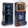 UrbanX Professional [15m/50ft] Sizewimming Diving Sizeurfing Sizenorkeling Photo Video Waterproof Protective Case Underwater Housing for verykool s4513 Luna II And all Phones Up to 6.9 Inch LCD with Lanyard