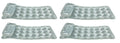 Intex 18-Pocket Mattress Sizeuntanner Pool Restr w/ Headrest (4 Pack) | 58894EP