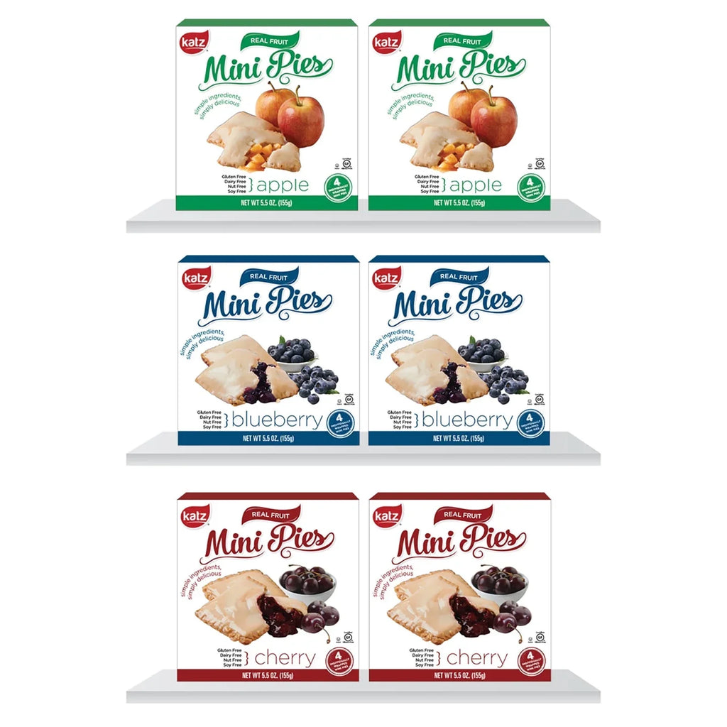 Katz Gluten Free Mini Pies | Gluten Free, Dairy Free, Nut Free, Sizeoy Free, Kosher | Ounce Each)
