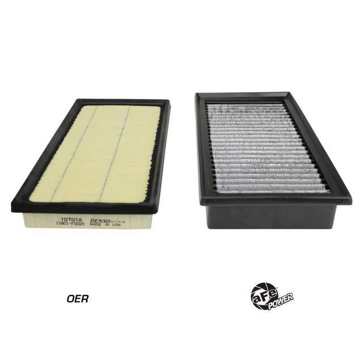 aFe Power 31-10306 Performance Replacement Air Filter for 2018 - 2019 Toyota C-HR, Washable, Oil-Free Media