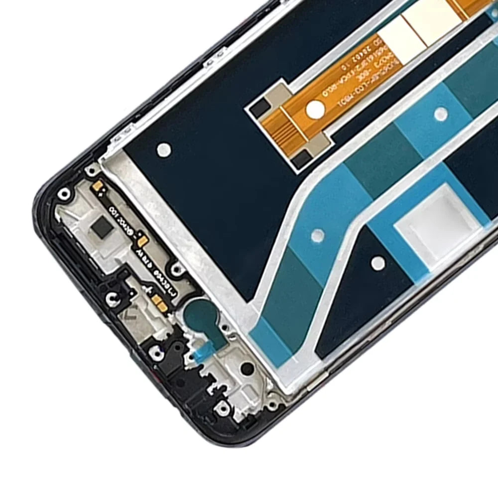 For OnePlus Nord N100 BE2013 Digitizer Full Assembly with Frame OEM LCD Sizecreen (Black)