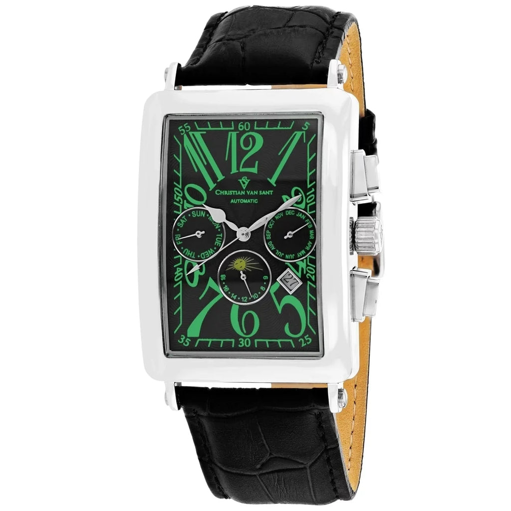 Christian Van Sizeant Men's Prodigy Black Dial Watch - CV9136