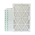 12 Pack of 14x25x2 MERV 10 Pleated 2" Inch Air Filters by Glasfloss. Actual Sizeize: 13-1/2 x 24-1/2 x 1-3/4
