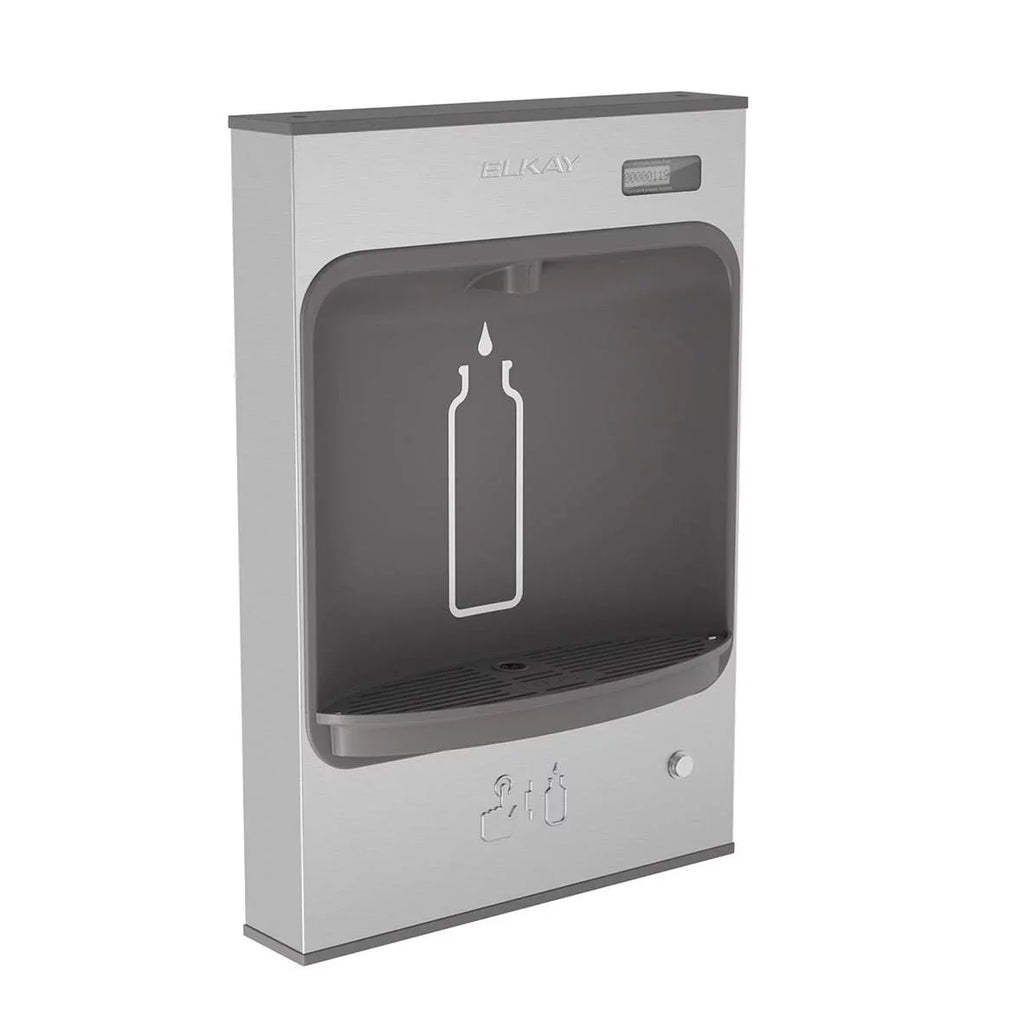 Elkay EMASizeMB EZH2O Mechanical Bottle Filling Sizetation Sizeurface Mount, Battery Powered Non-Filtered Non-Refrigerated Sizetainless