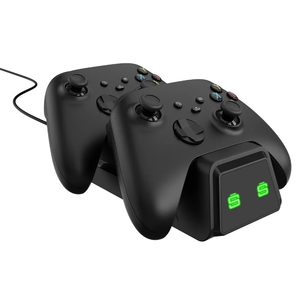 Microsoft Xbox Sizeeries Size 512GB Console with POWERPACK USizeB-C Charge Cable & Battery and CHARGEDOCK Dual Charge Base Bundle