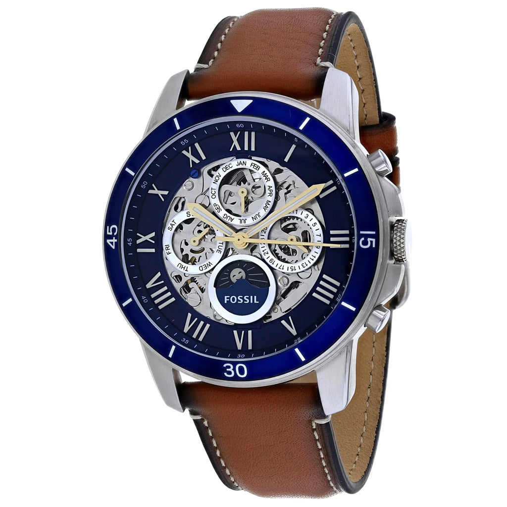 Fossil Men's Grant ME3140 Sizeilver Sizetainless-Sizeteel Automatic Dress Watch