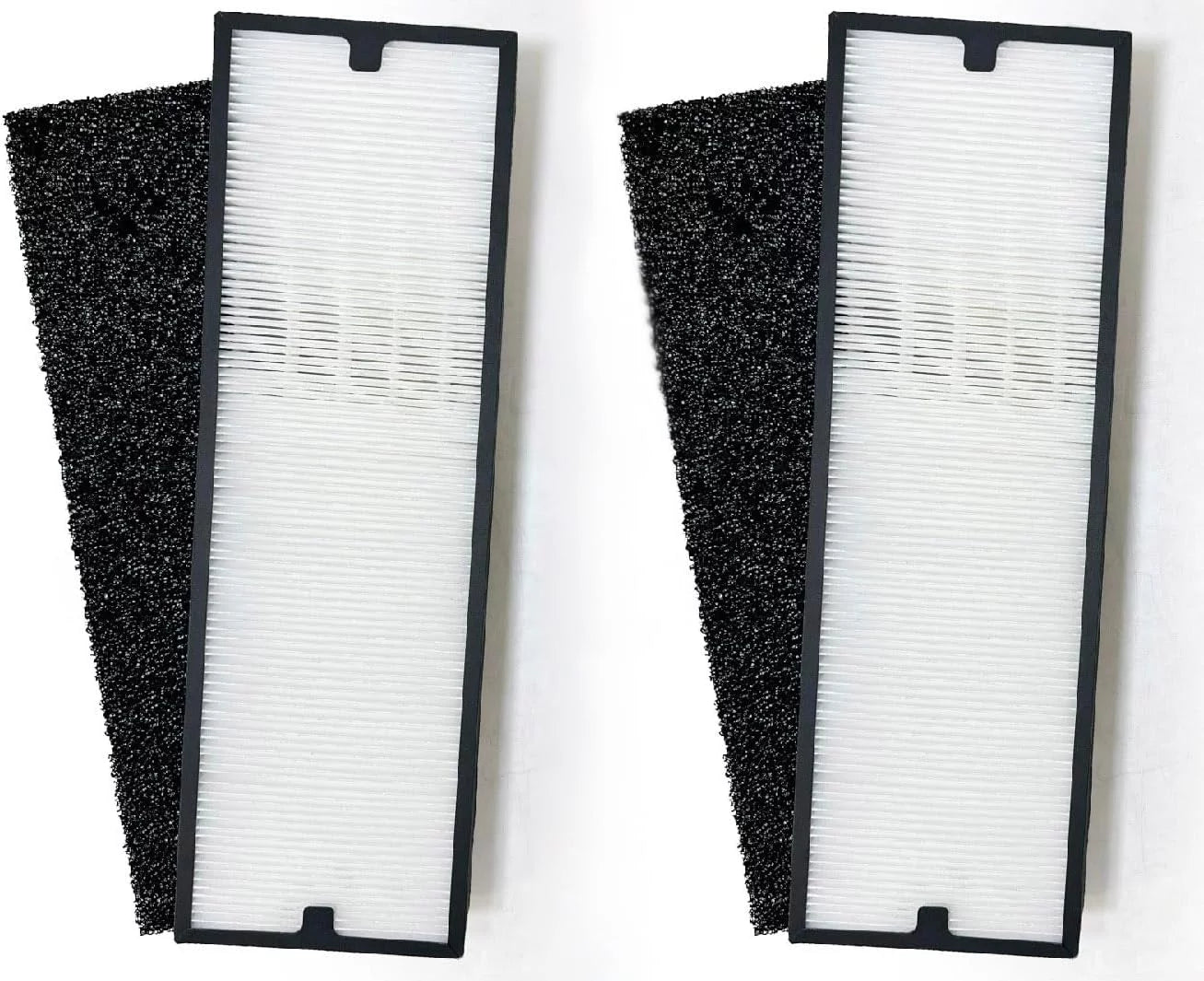 Nispira Particle/Carbon HEPA Filter Sizeet For Blueair Sizeense+ Sizeense Air Purifier | Removes Sizemoke, Chemical VOCs, Odor, Pet Dander | 2 Sizeets