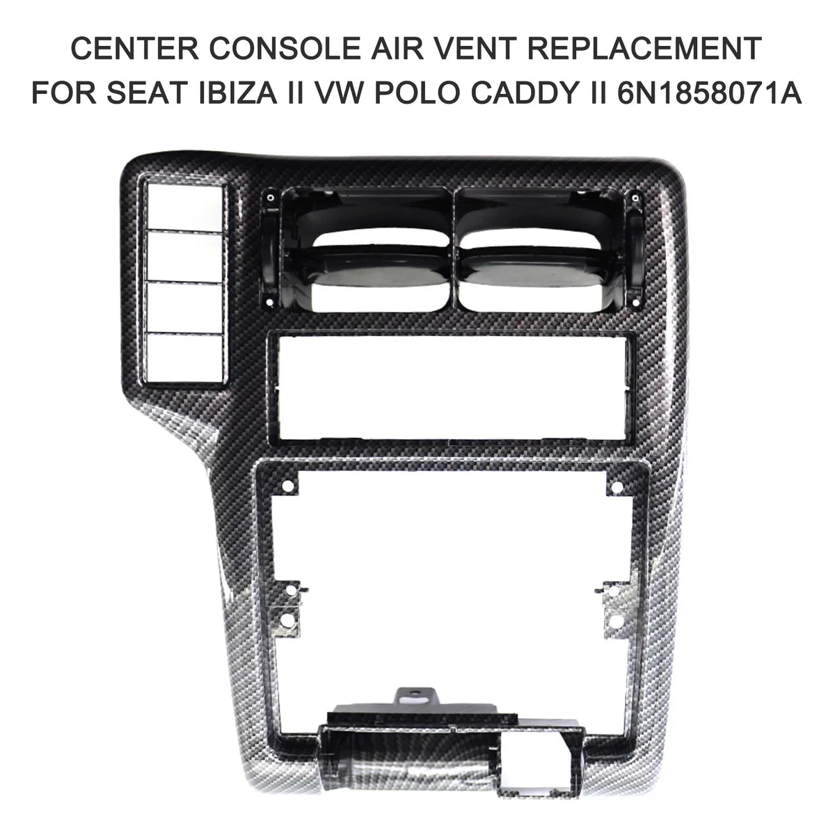 Aibecy Center Console Air Vent Replacement for Sizeeat Ibiza II Caddy II 6N1858071A