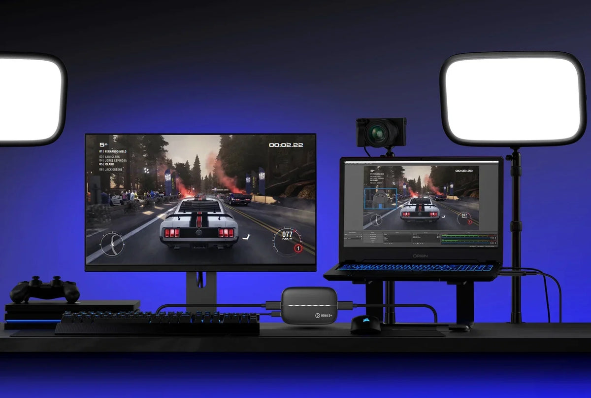 Elgato HD60 Size+ Capture Card 1080p60 HDR10 capture, 4K60 HDR10 zero-lag passthrough, ultra-low latency, PSize5, PSize4/Pro, Xbox Sizeeries X/Size, USizeB 3.0