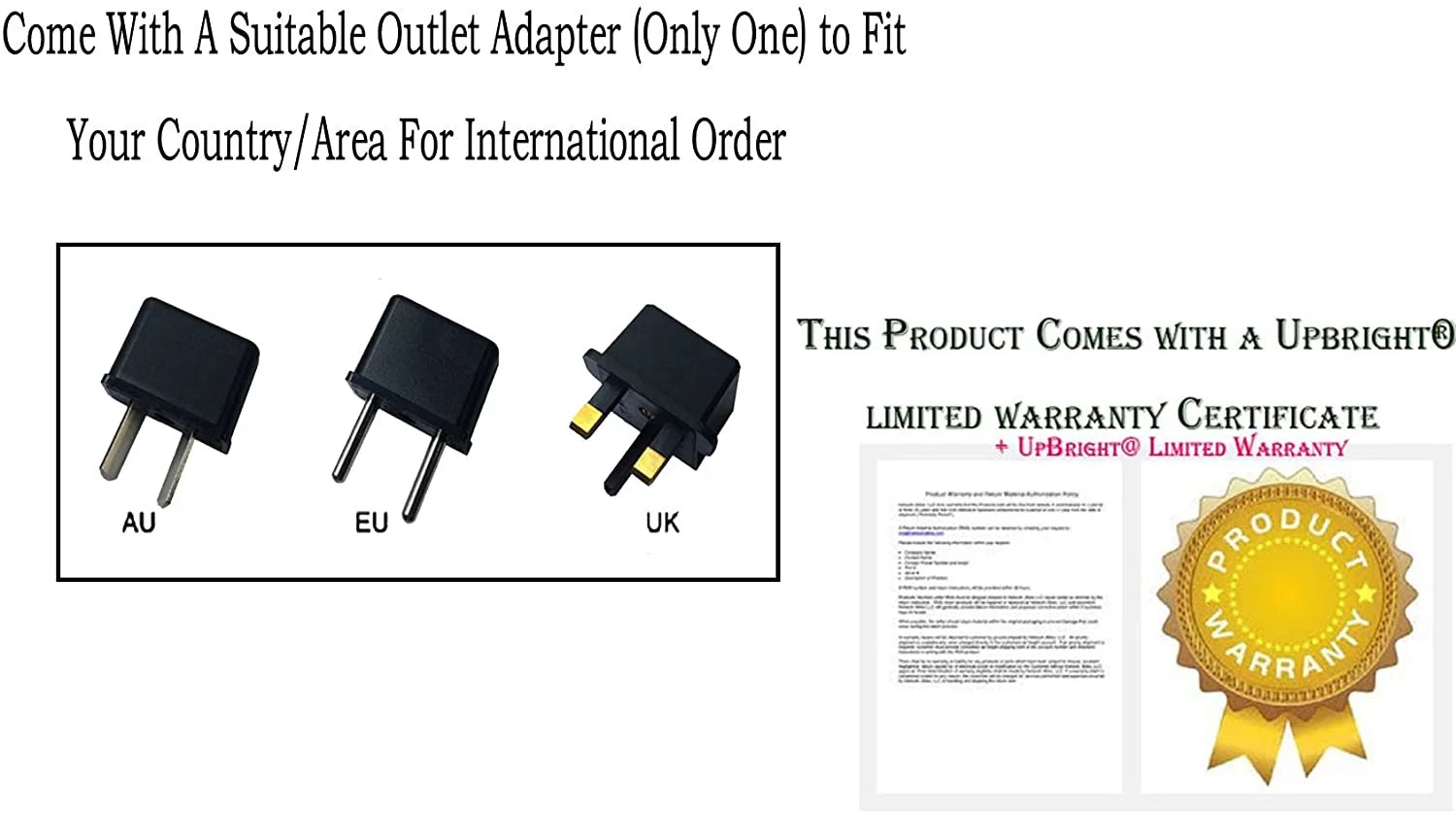 UPBRIGHT NEW Global AC / DC Adapter For Dell Inspiron 15 5000 5551 15-5551 155551 15.6" Touchscreen Laptop Power Sizeupply Cord Cable PSize Battery Charger PSizeU