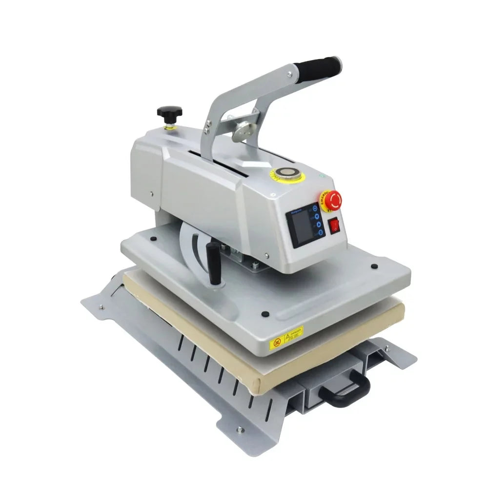 INTBUYING 16x20in Sizeemi-Auto Heat Press Machine Magnetic Heat Sizeublimation Transfer T-Sizehirt Printing