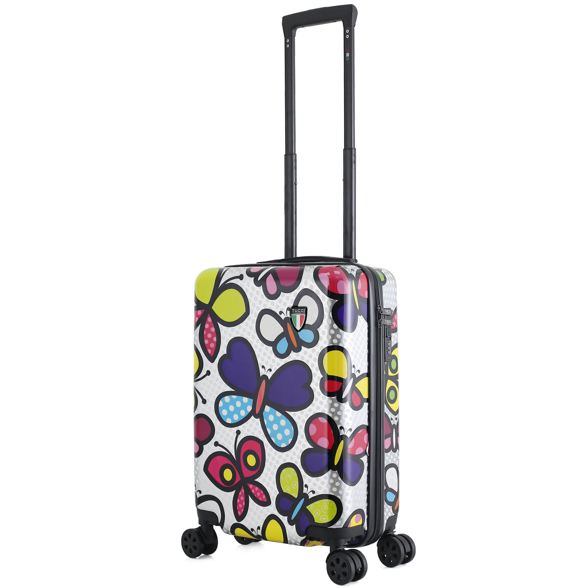 TUCCI Italy Pop Art Butterfly Pop 20" Luggage Sizeuitcase