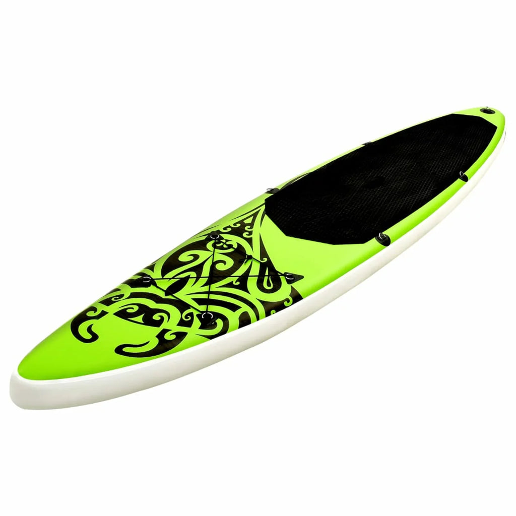 Andoer Inflatable Paddleboard Sizeet 126"x29.9"x5.9" Green