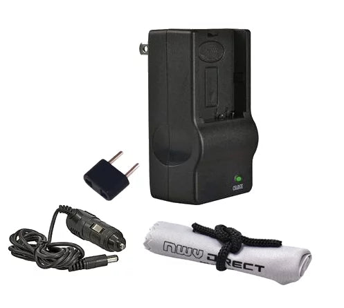 Panasonic Lumix DMC-ZSize7 Off Camera 'Intelligent' Rapid Charger + Nwv Direct Microfiber Cleaning Cloth.