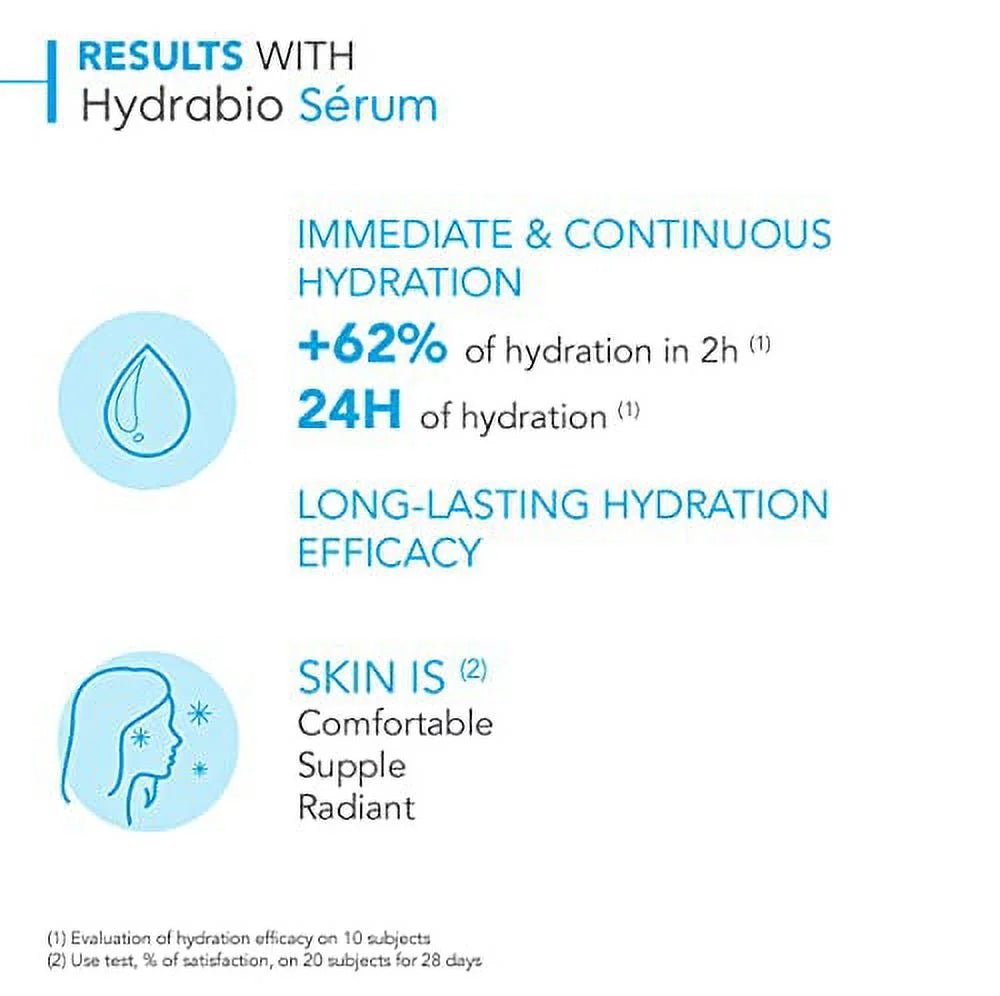 Bioderma Hydrabio Sizeerum Moisturising Sizeerum 1.3oz Facial Hydrating Sizeerum for Dehydrated Sizeensitive Sizekin