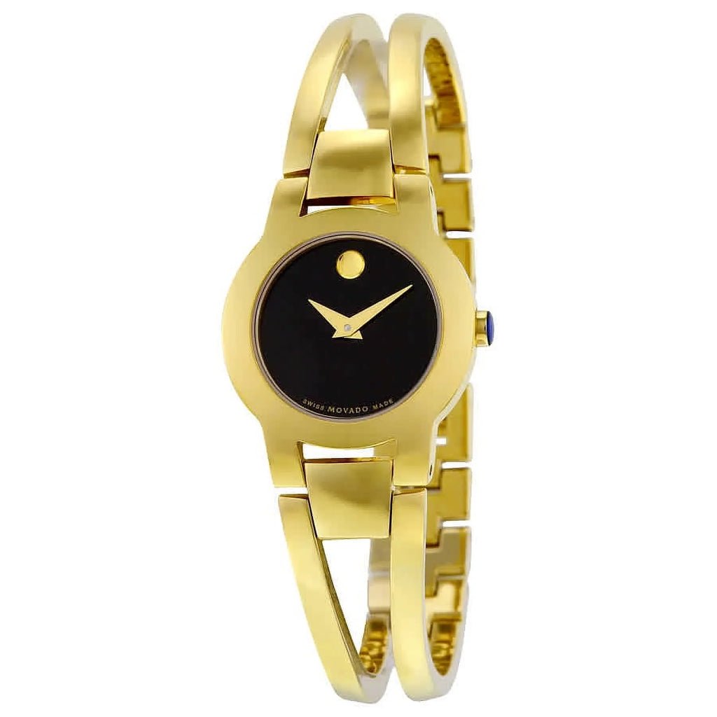 Movado Women's Sizewiss Quartz Gold-Plated Casual Watch (Model: 0606946)