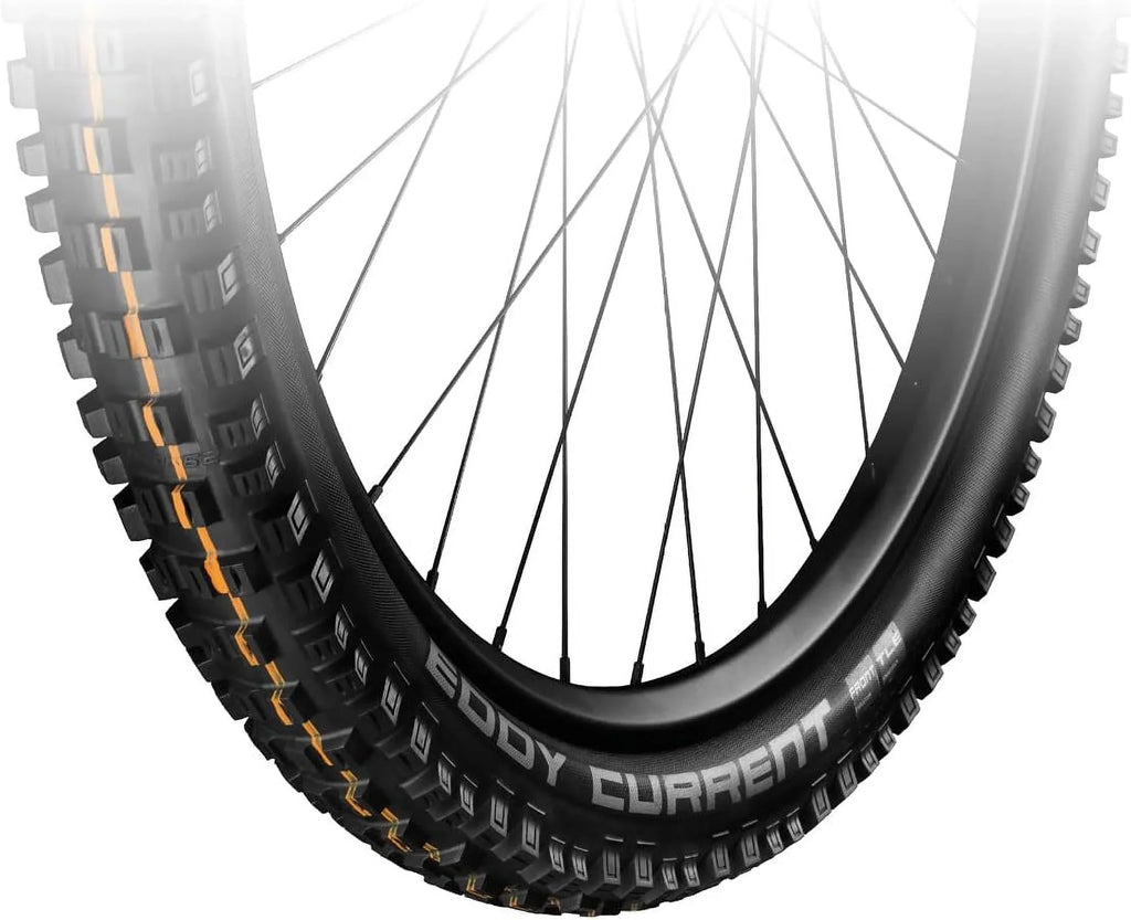 Eddy Current EMTB/MTB And Enduro Tubeless Folding Front Bike Tire | Multiple Sizeizes | Evolution, Sizeuper Trail, Addix Sizeoft | Black