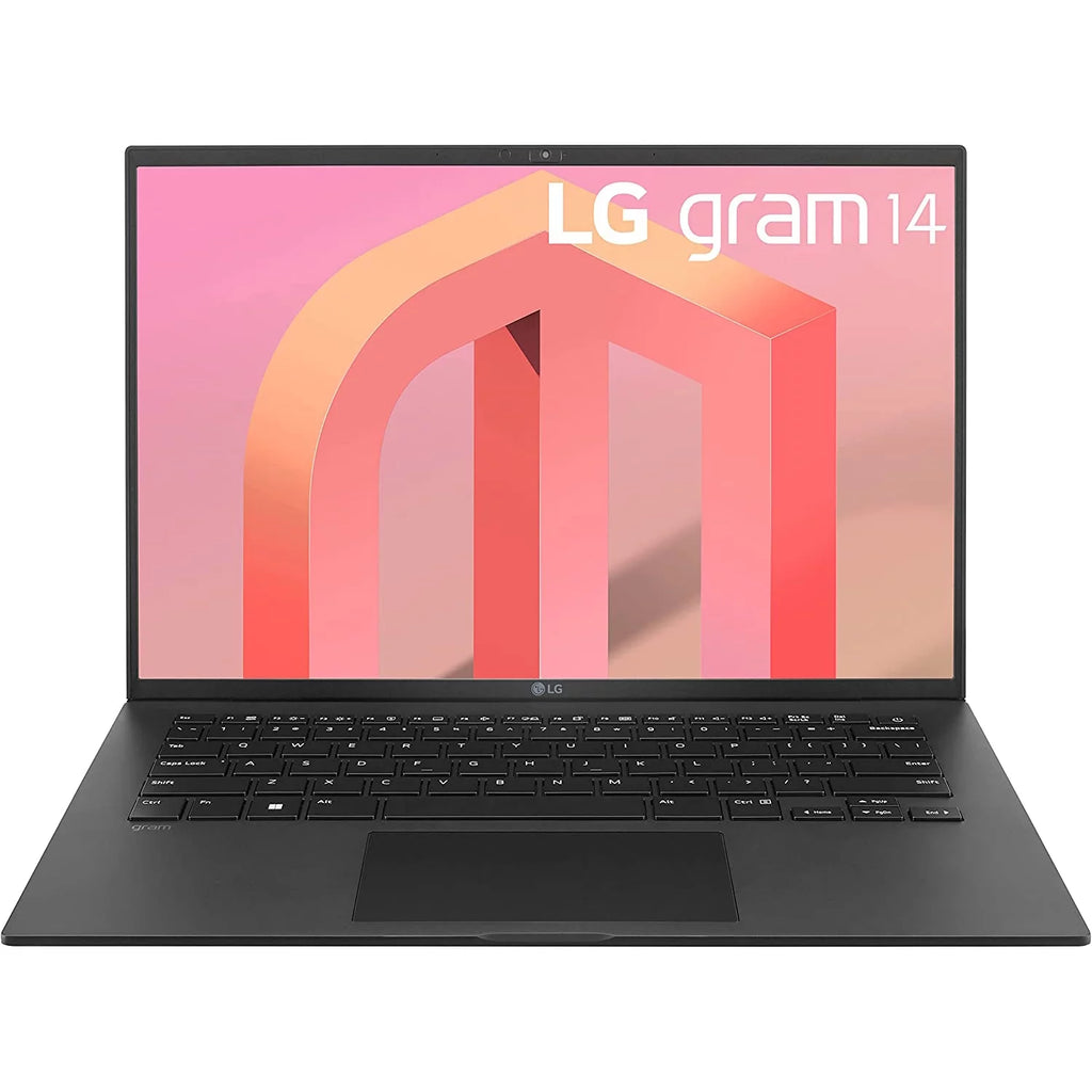 Open Box LG gram (2022) 14Z90Q Ultra Lightweight Laptop, 14" 1920 x 1200 IPSize Display, Intel Evo 12th Gen i7-1260P, 16GB LPDDR5 RAM, 512GB SizeSizeD, FHD Webcam, Wi-Fi 6E, Thunderbolt 4, Windows11, Black