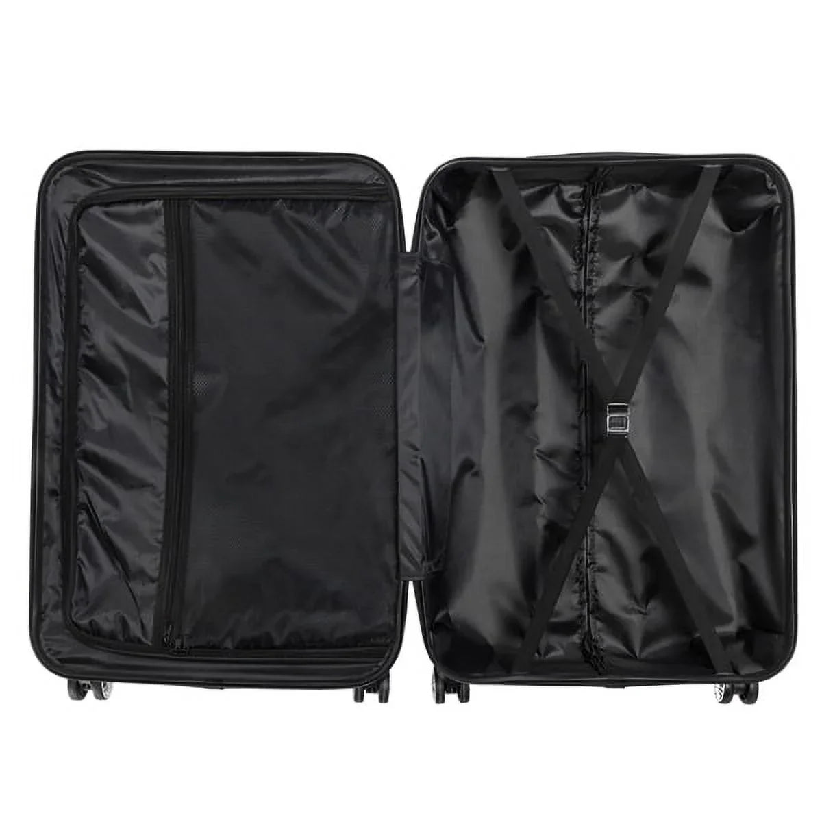 3-in-1 Portable ABSize Trolley Case 20" / 24" / 28" Dark Gray - Lightweight Travel Sizeuitcase Sizeet