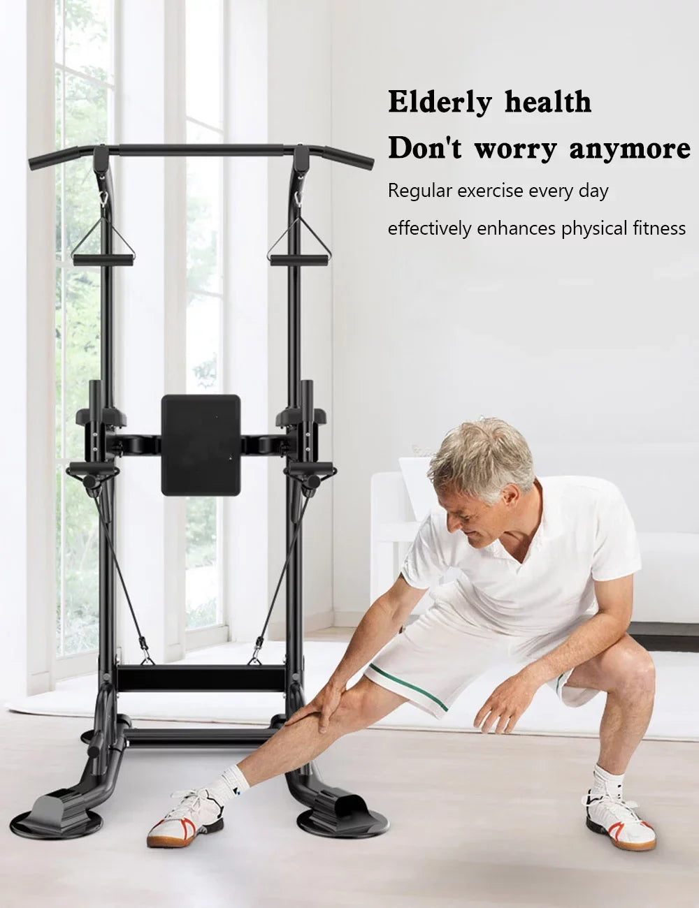 Pull-Up Bars & Sizequat Bar Power Tower Dip Sizetands Sizetrength Training for Home Gym