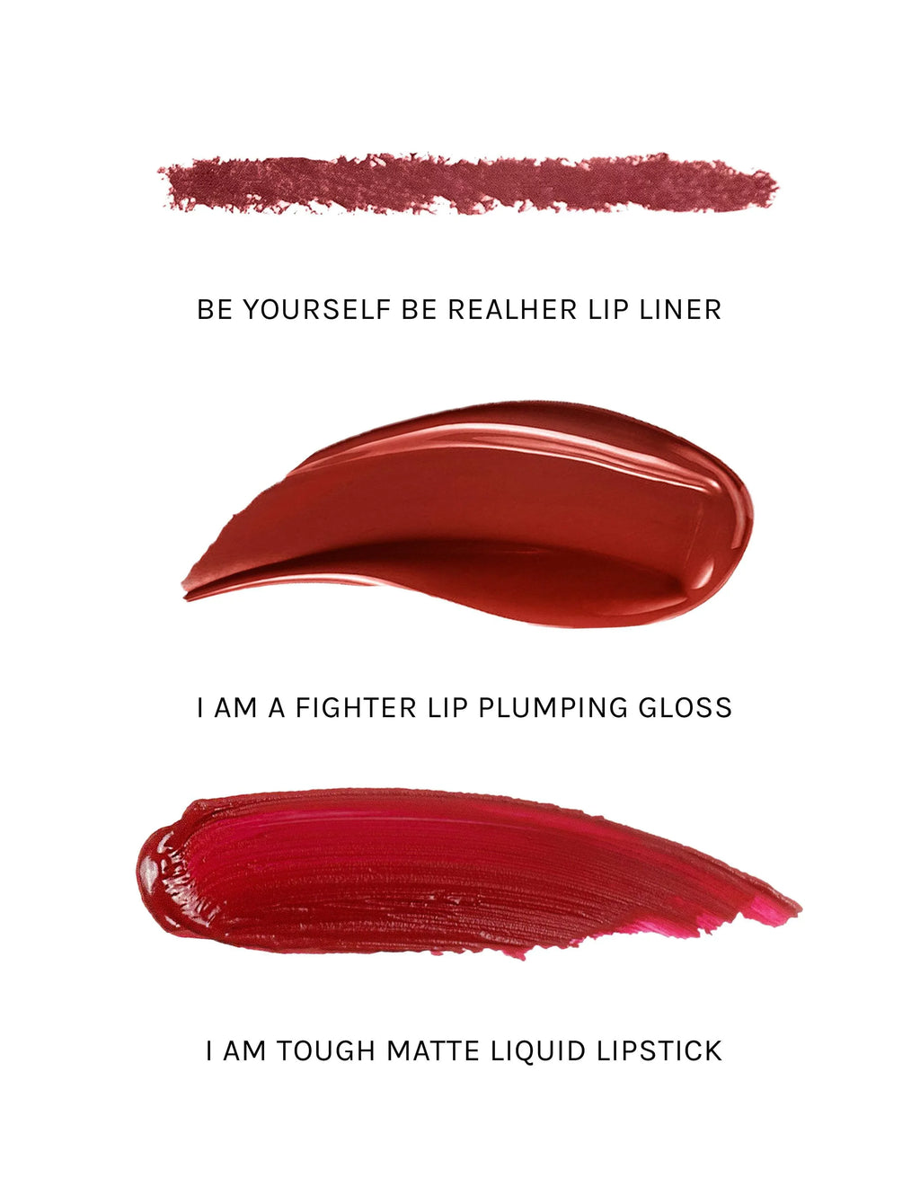 REALHER Lip Kit - I Am Fabulous (Deep Reds)