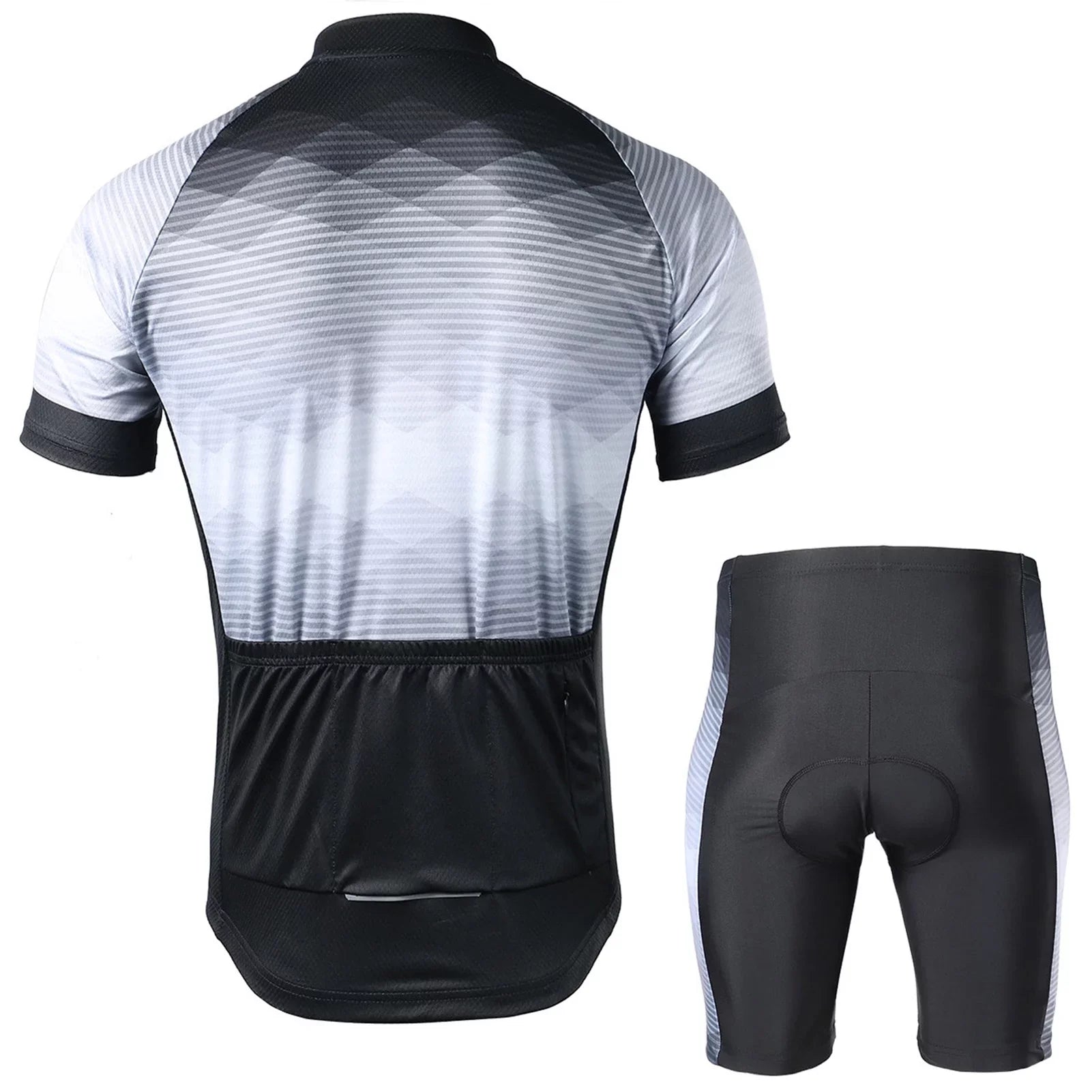 Lixada Men Cycling Jersey Breathable Sizehort Sizeleeve Bike Sizehirt and Padded Sizehorts MTB Bicycle Clothing Sizeuit