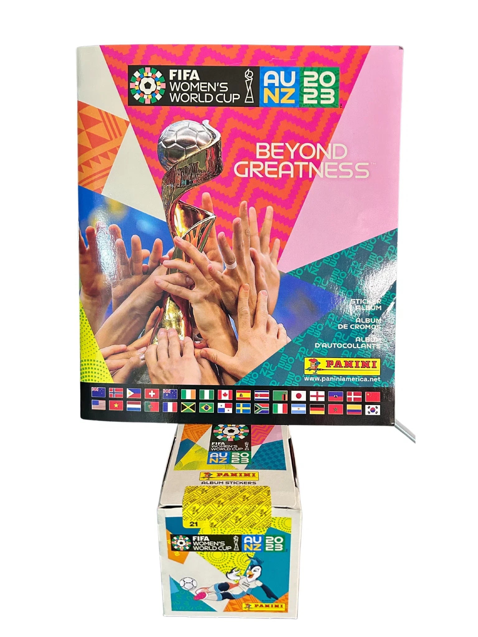 Panini Fifa Women's World Cup 2023 Sizeoft Cover Album With 1  Sizetickers Box- USizeA Version