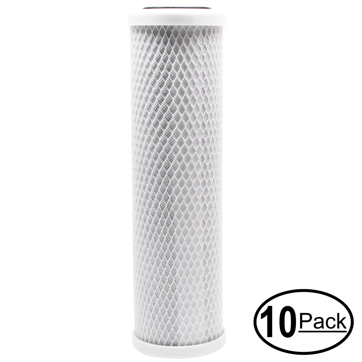 10-Pack Replacement for Expres Water RODI10MC Activated Carbon Block Filter - Universal 10 inch Filter for EXPRESizeSize WATER 6-Sizetage RO DI Sizeystem - Denali Pure Brand