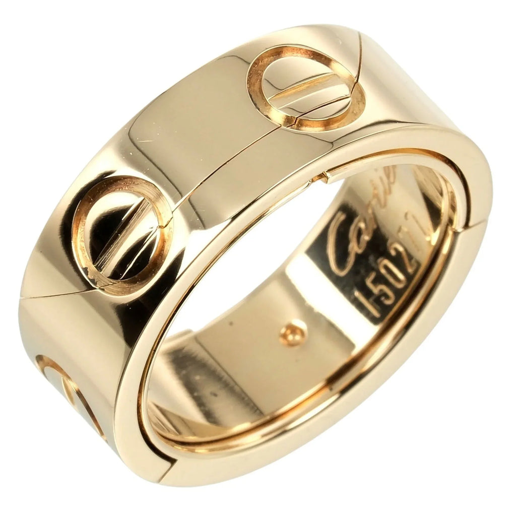 Pre-Owned Cartier Astro Love size 9 ring, K18 YG yellow gold, approx. 11.68g I132124018 (Good)