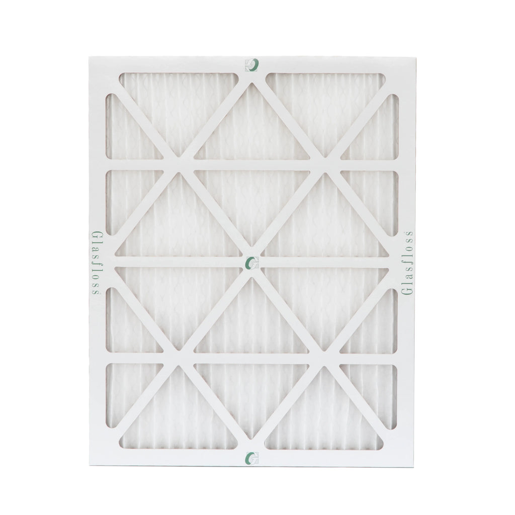 12 Pack of 14x20x1 MERV 10 Pleated Air Filters by Glasfloss. Actual Sizeize: 13-1/2 x 19-1/2 x 7/8